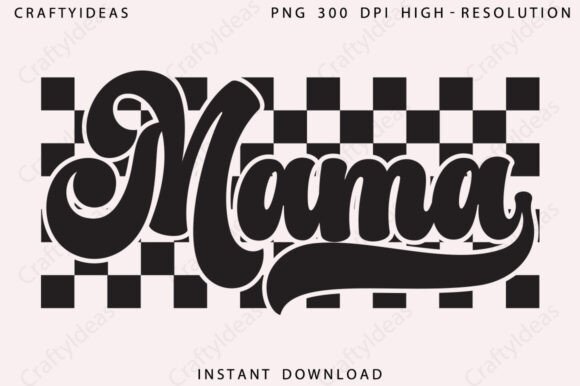 Retro Checkered Mama SVG: An Embroidery Review