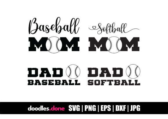 Softball Dad & Baseball Mom SVG Review