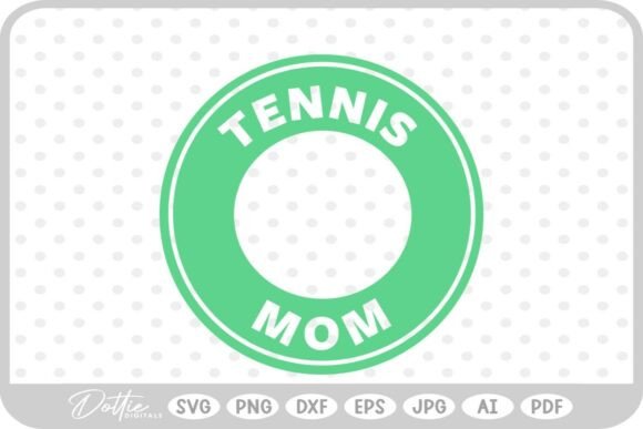 Tennis Mom Circle SVG PNG DXF: A Designer’s Review